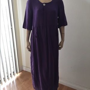 Purple long dress